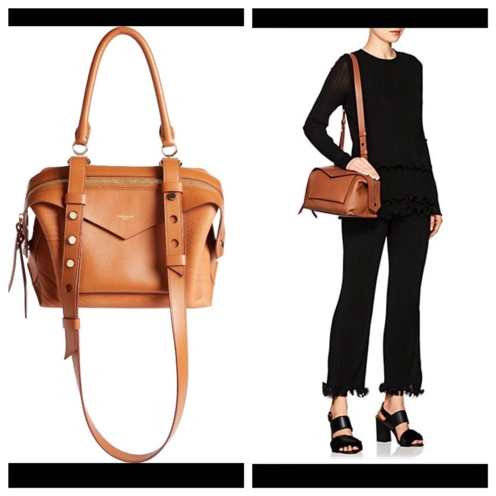 NWT Givenchy Cognac Sway bag leather $1990
